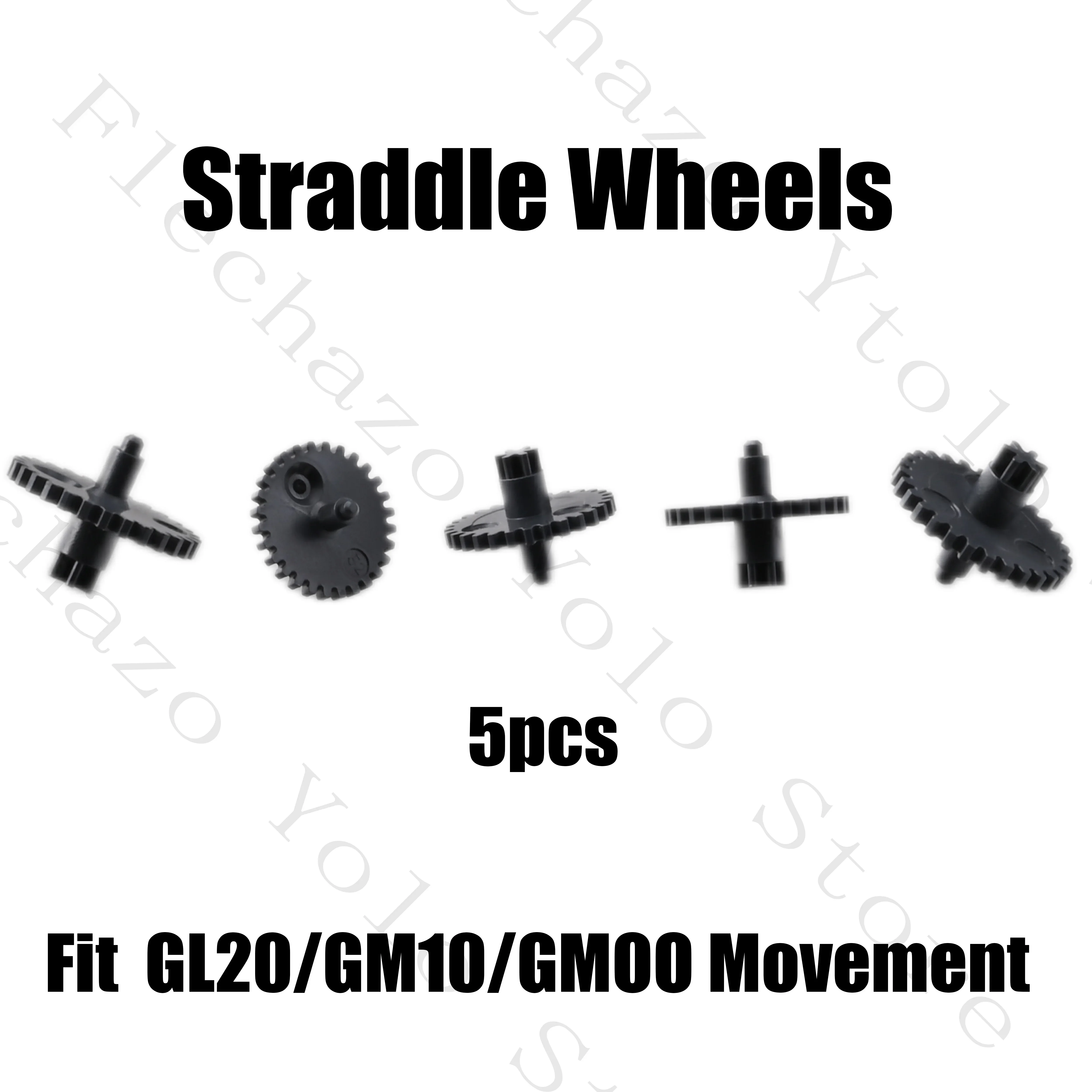 2/5 pcs GL20 GM00 GM10 Movement Straddle Wheels Fit GL20 GM00 GM10  Movement Repair Tool Parts Aftermarket Replace Spare Parts