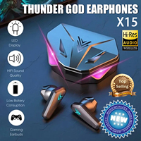 X15 TWS Wireless Earphone 5.3 bluetooth Headphone 65ms Low Latency Earbud Esport Gaming Headset Gamer with Mic For xiaomi iphone