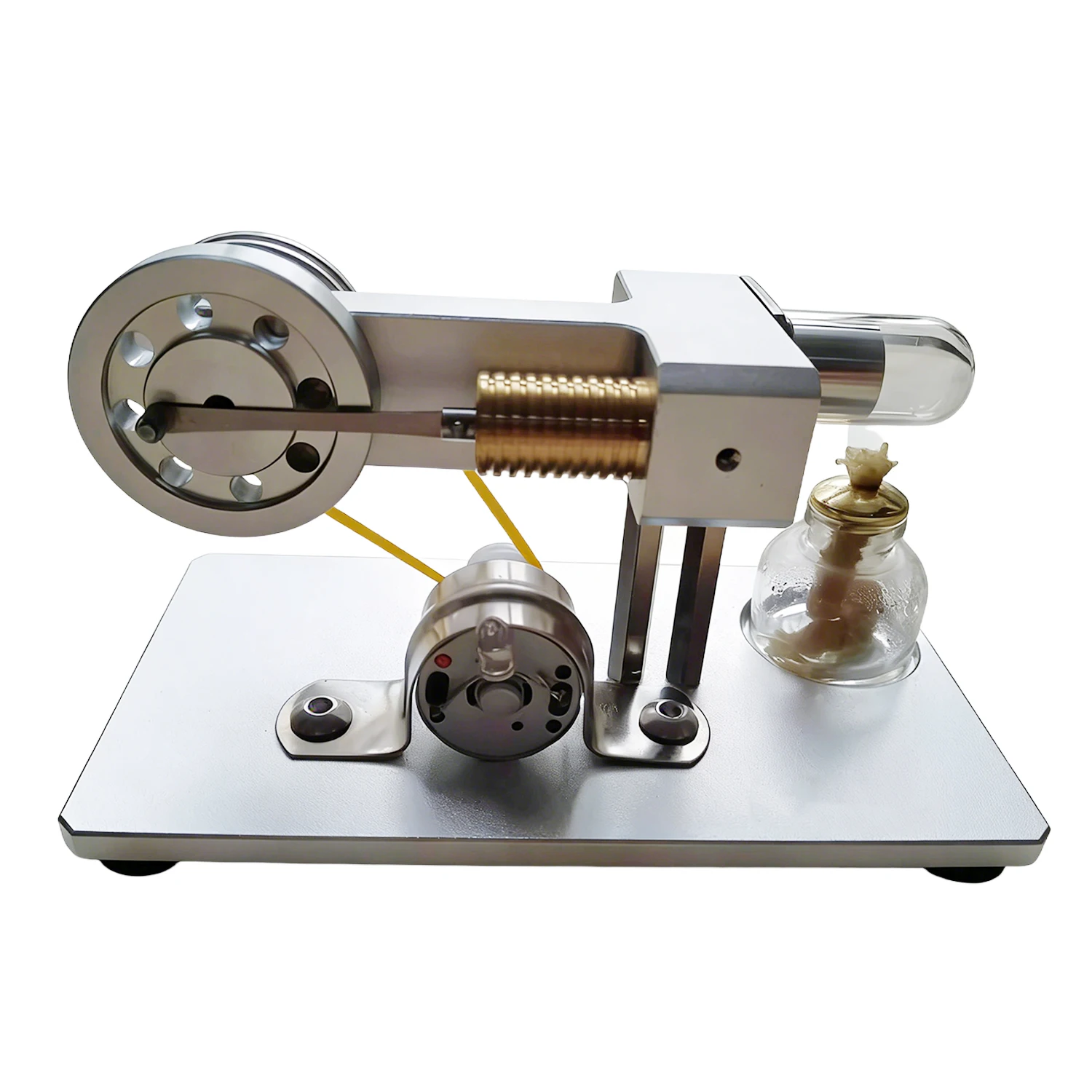 

Miniature Metal Stirling Engine Model Steam Engine Model Generator Science Experiment Teaching Aid Engine Model Toy