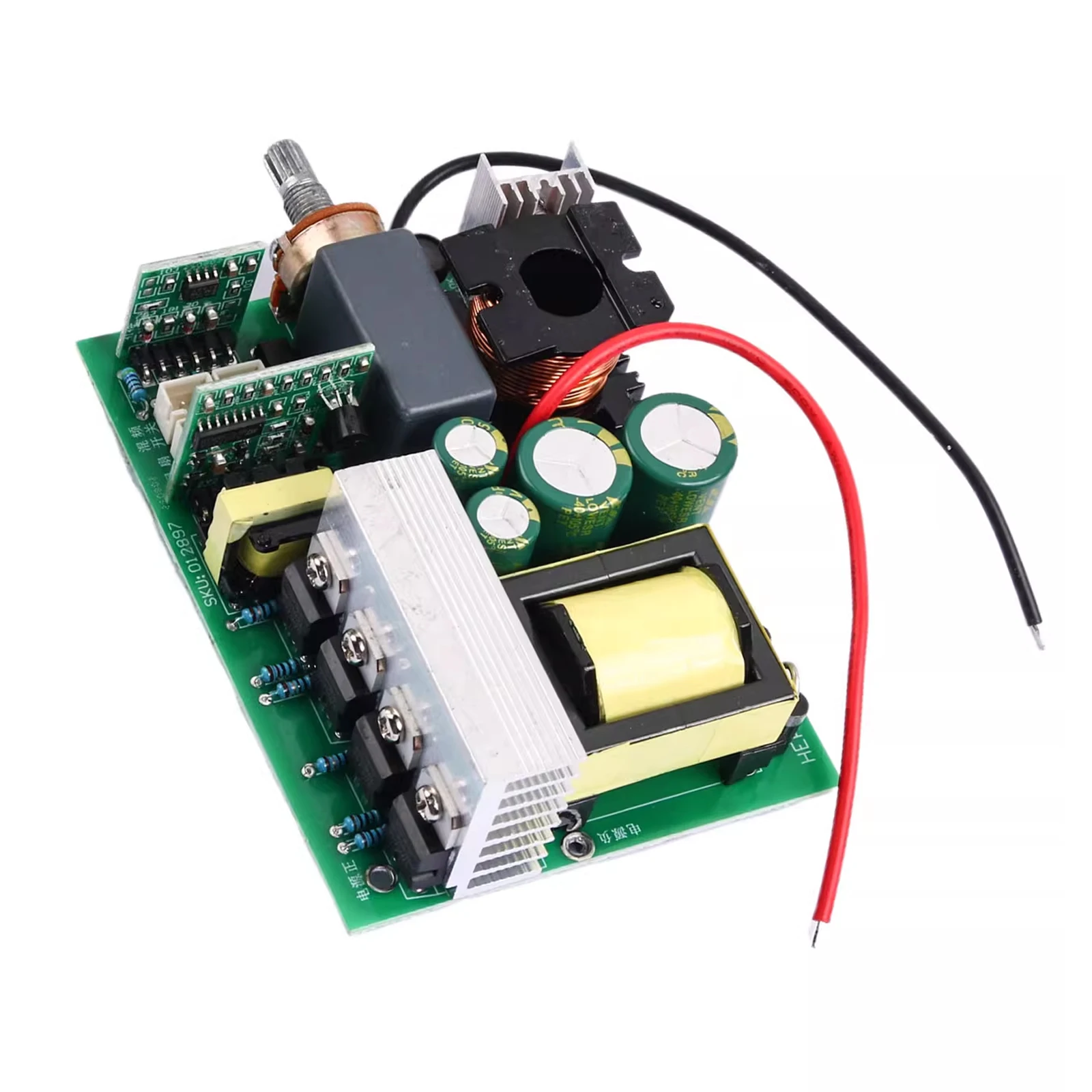 350W DC-DC Boost Converter, 12V to 600V Adjustable Step-Up Power Supply Module, High Voltage Pulse Booster Board
