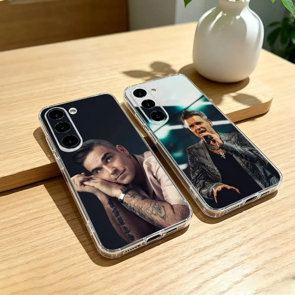 

Robbie Williams Phone Case For Samsung Galaxy A91,80,73,72 ,71,53,52,32 ,31,22,21s,20,Transparent Case
