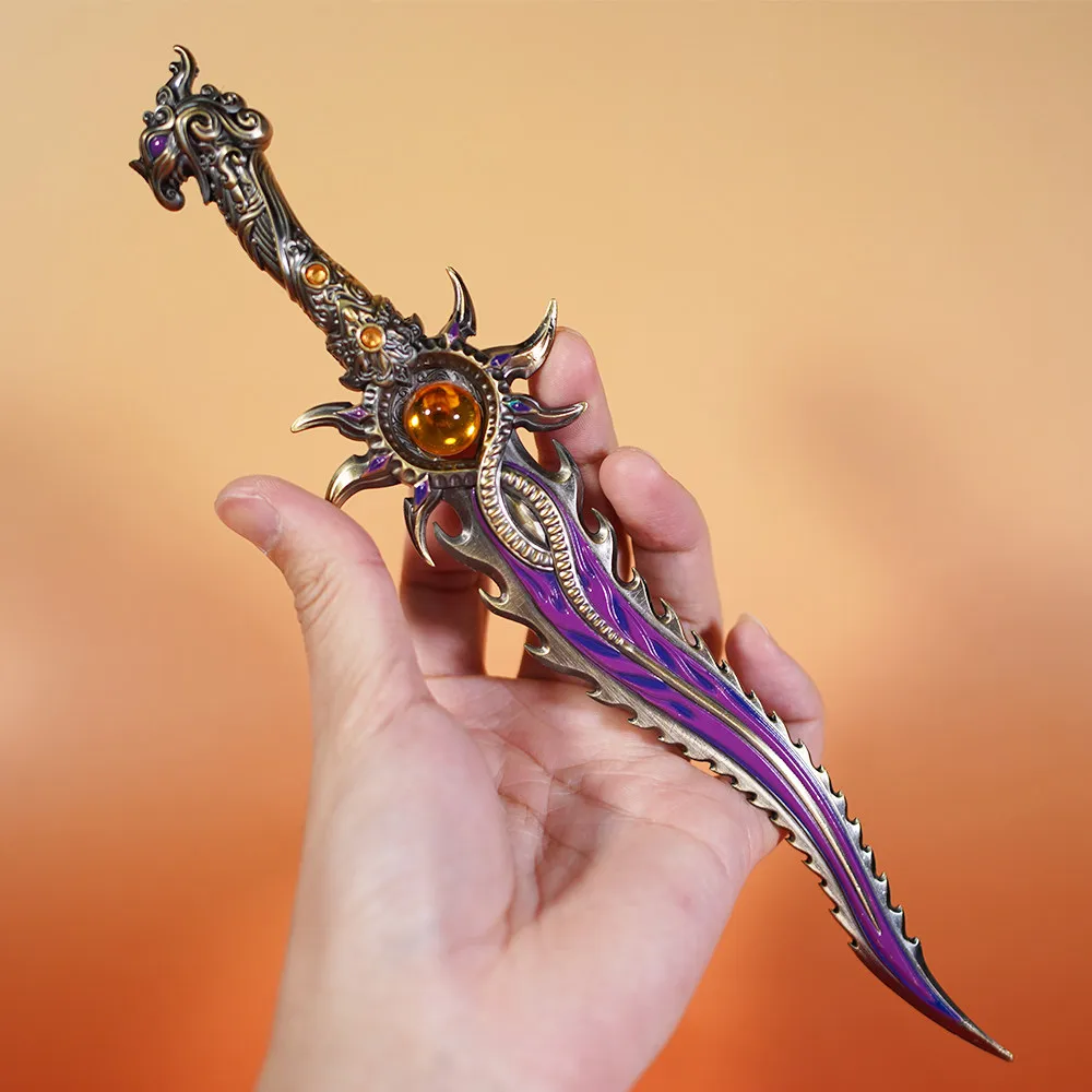 Naraka: Bladepoint Premium samouraï épée armes modèle jeu périphérique dent de Manticore non aiguisé bureau ornement garçon jouet cadeau