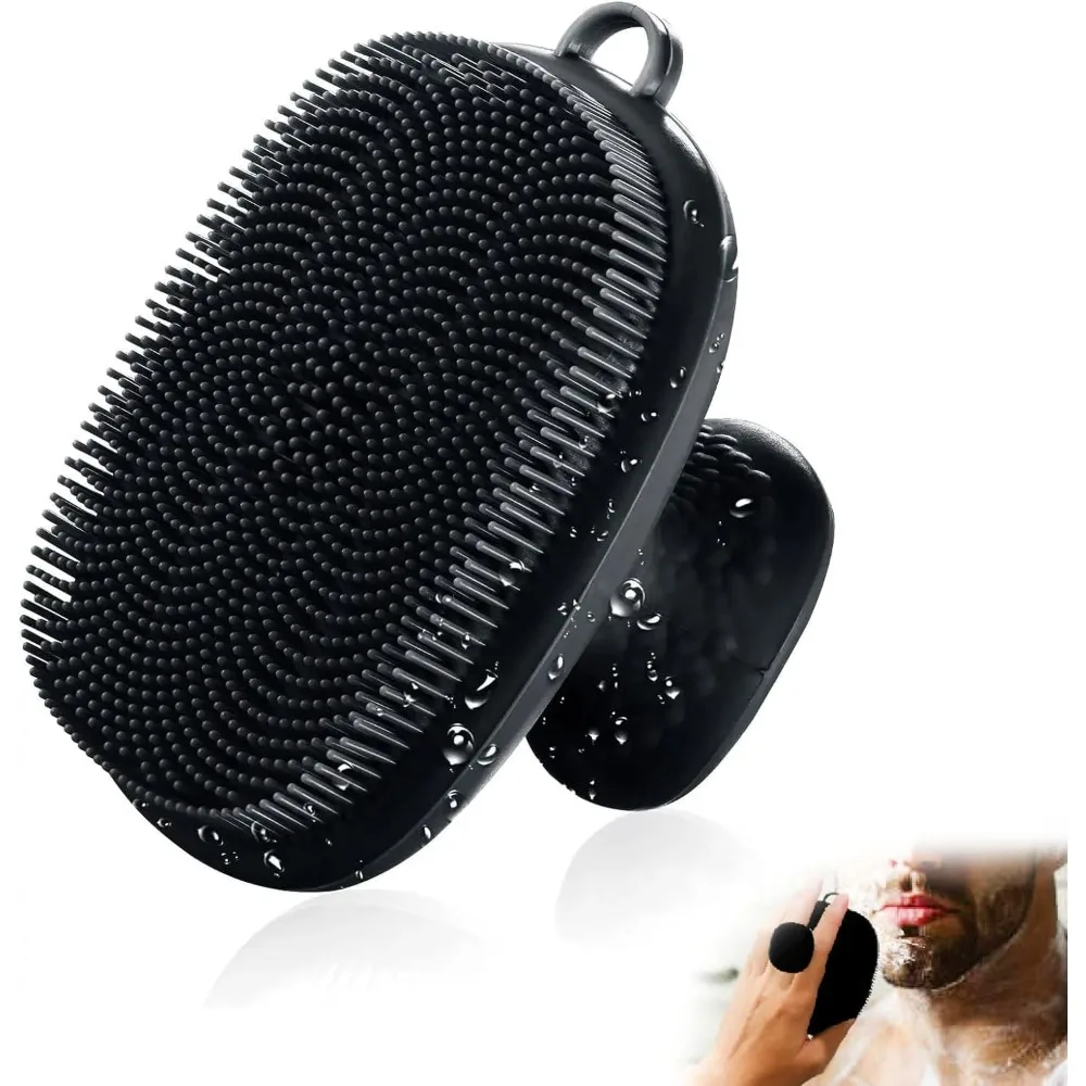 Silikon-Gesichtsreinigungsbürste, Silikon-Gesichtswaschbürste, manuelle wasserdichte Reinigung, Hautpflege-Gesichtsbürste zum Peeling