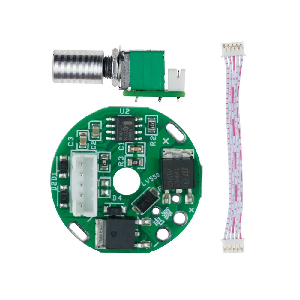 545/550/555 DC Motor PWM Stepless Speed Regulator DC12-36V 120W Motor Speed Controller 1-100% Duty Cycle Motor Speed Governor