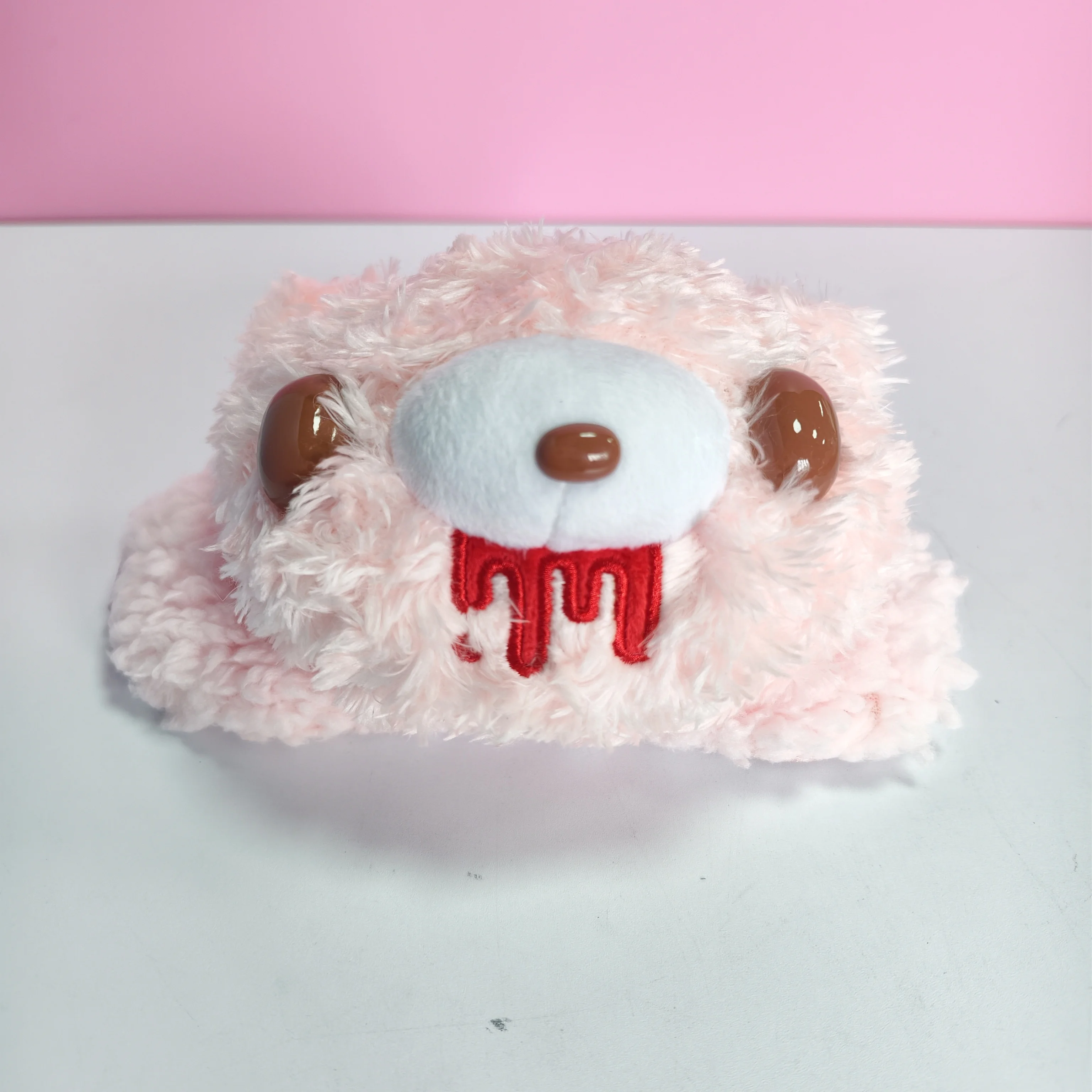 

Cute 3D Plush Bear Sleep Mask, Soft Blackout Eye Mask with Adjustable Strap, Comfortable for Travel & Rest