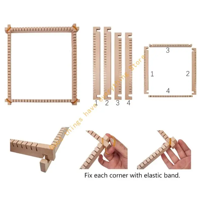 

3 in 1 Weaving Loomed Kits Weaving Toy Frame Loomed Knitting Machine 55KF