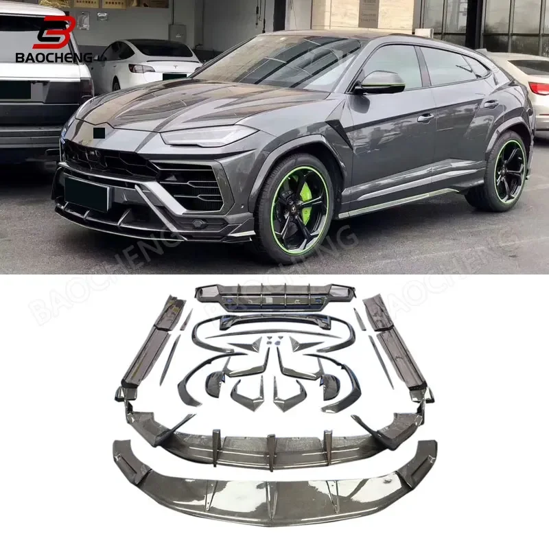 For Lamborghini URUS modified Topcar high quality carbon fiber bodykit front bumper side skirts rear spoiler fenders flares