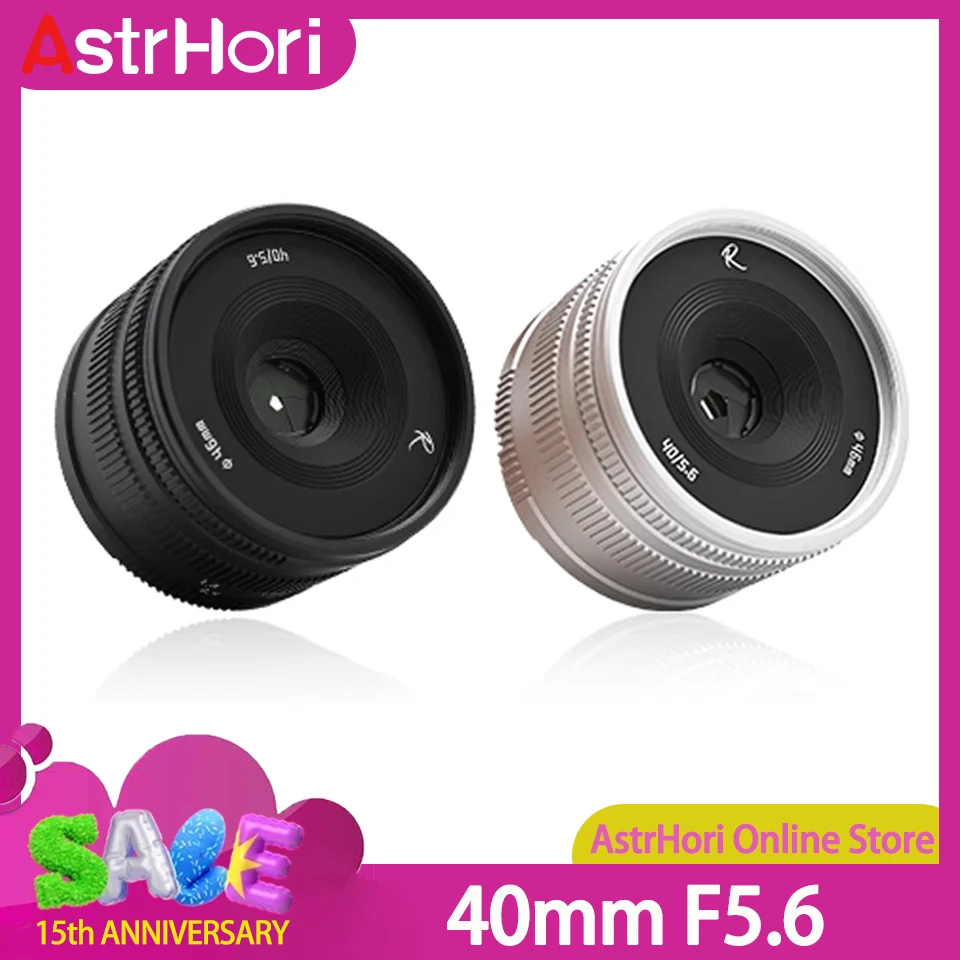 AstrHori M 40mm F5.6 Medium/Full Frame Street Sweeping Photography Manual Focus Lens for Leica M3 M5 M10R