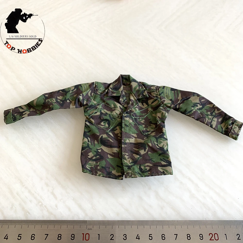 1/6 Scale Female Soldier Camouflage jacket Coat Model Jungle Coat Fit 12'' Body Action Figure Body Accessories