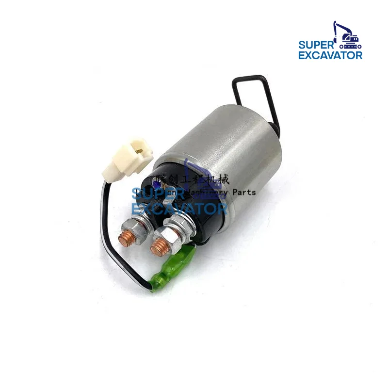 For Hitachi ZAX EX ZAX60/70 Sany sy 75/95 Starting Motor magnetic switch 4JB1/4JG1 Engine excavator Parts