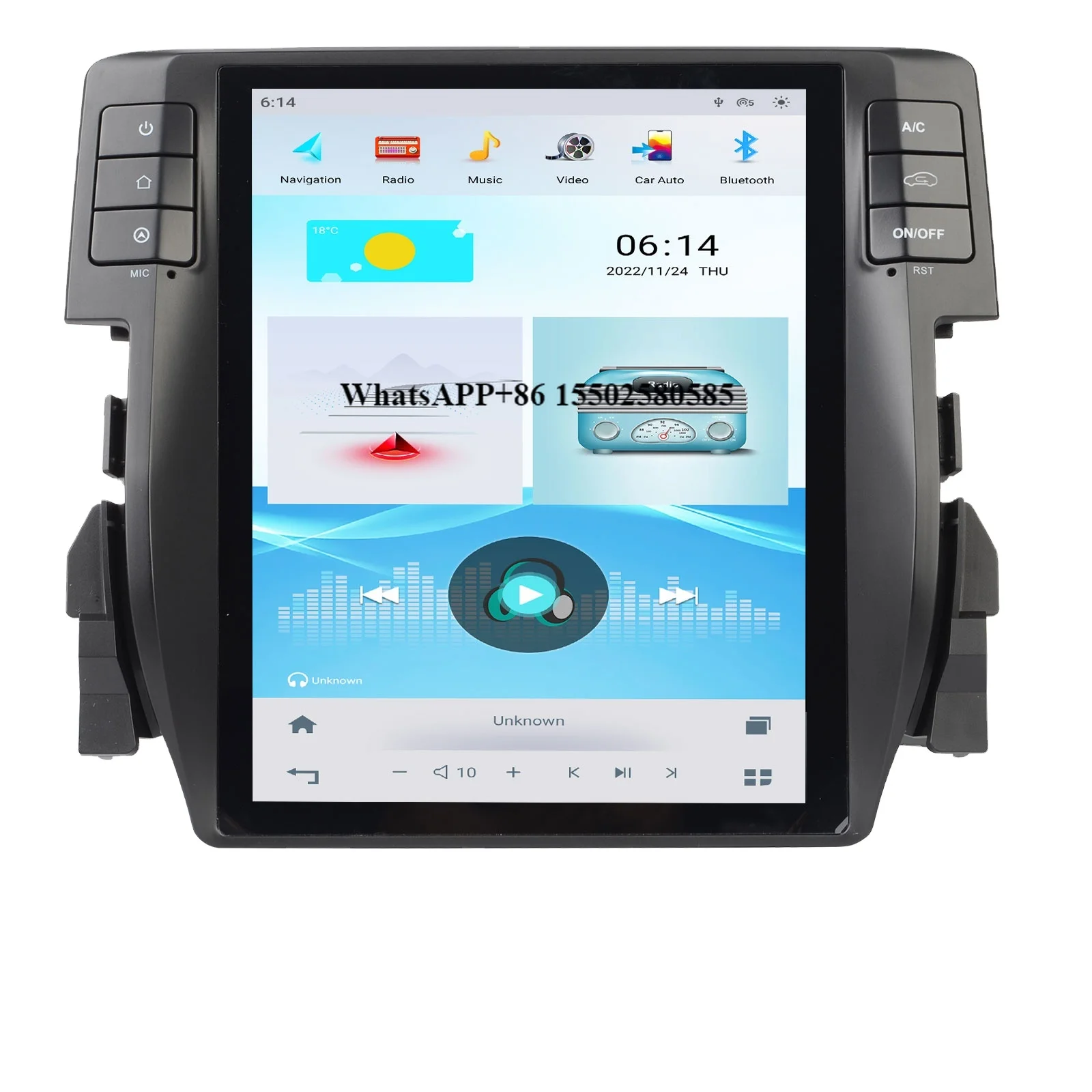 

Top Big Front USB AUX in Double Din 10.4 Inch Android for 2016- with Carplay BT5.0 Auto Car Dvd cd Player