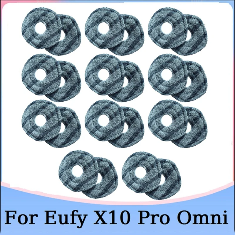 Washable Mopping Cloth Mop Pads For Eufy X10 Pro Omni And Eufy X9 Pro Robot Vacuums Cleaner Replacement Mops Parts