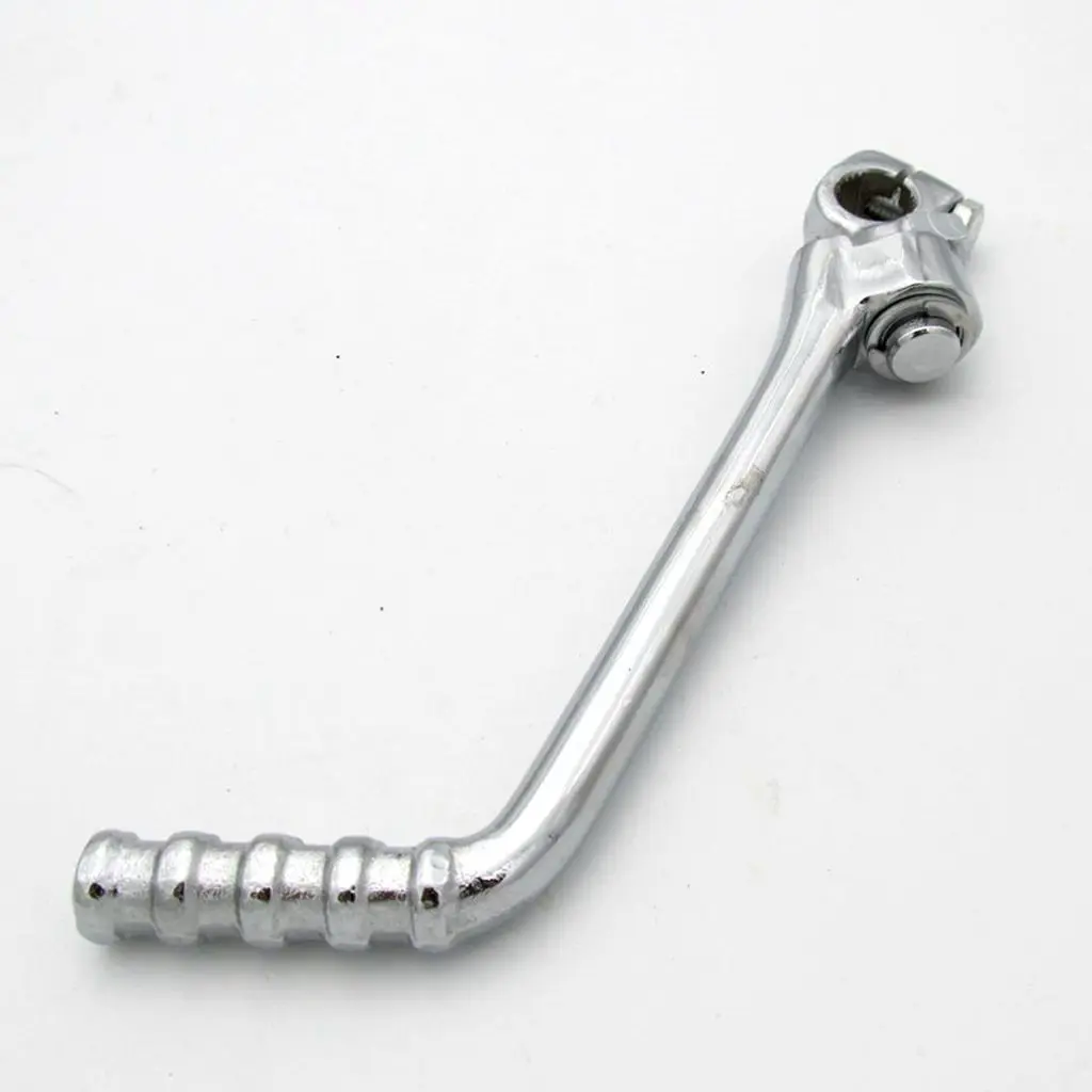 Lev de arranque cromado de Metal para motocicleta YX160 Dirt, identificación del orificio del eje de 5mm