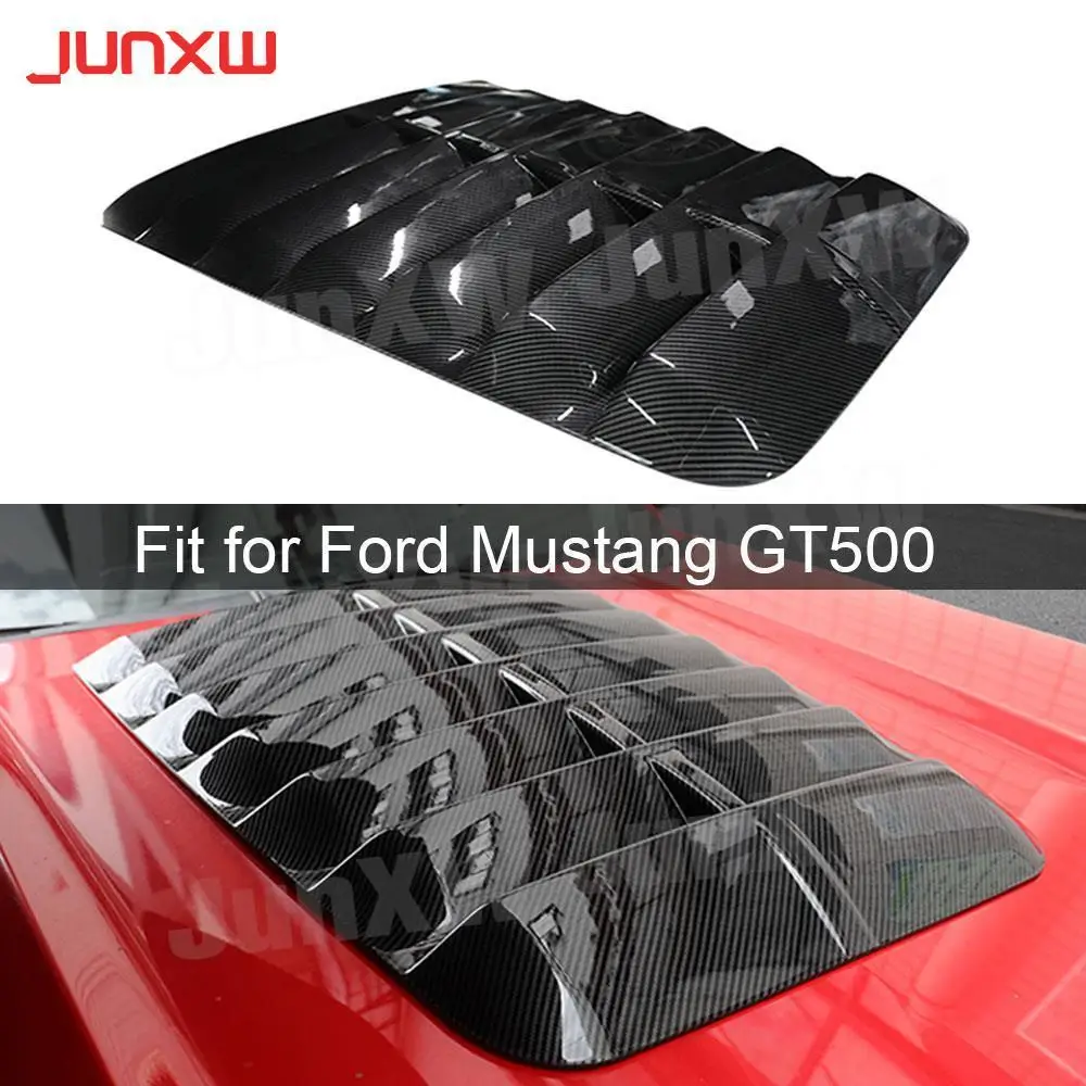 ABS Material Car Engine Hood Bonnet for Ford Mustang GT500 2018-2020 Engine Hood Bonnet Cover Auto Protector