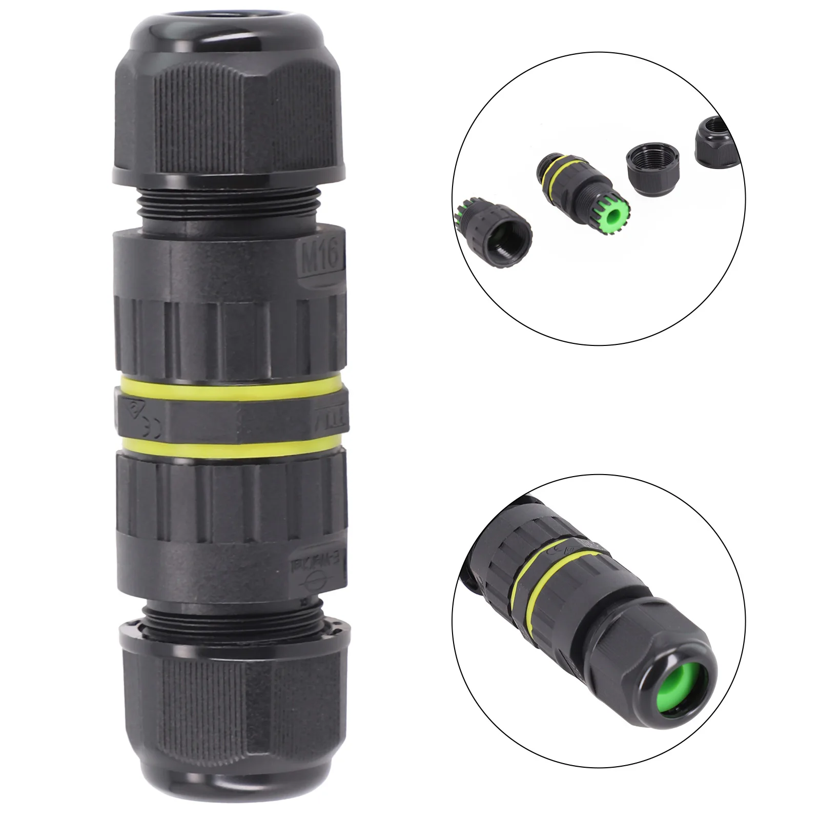 Waterproof Electrical Wire Connector  IP68 Rated Junction Box  Suitable for Outdoor LED Lamp  Solar Panel System