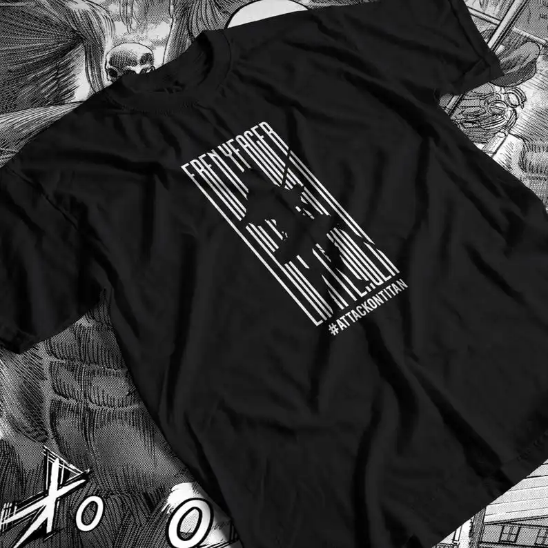 Eren Yeager AOT Attack On Titan Japanese Manga Merch T-Shirt Anime Unisex Tee