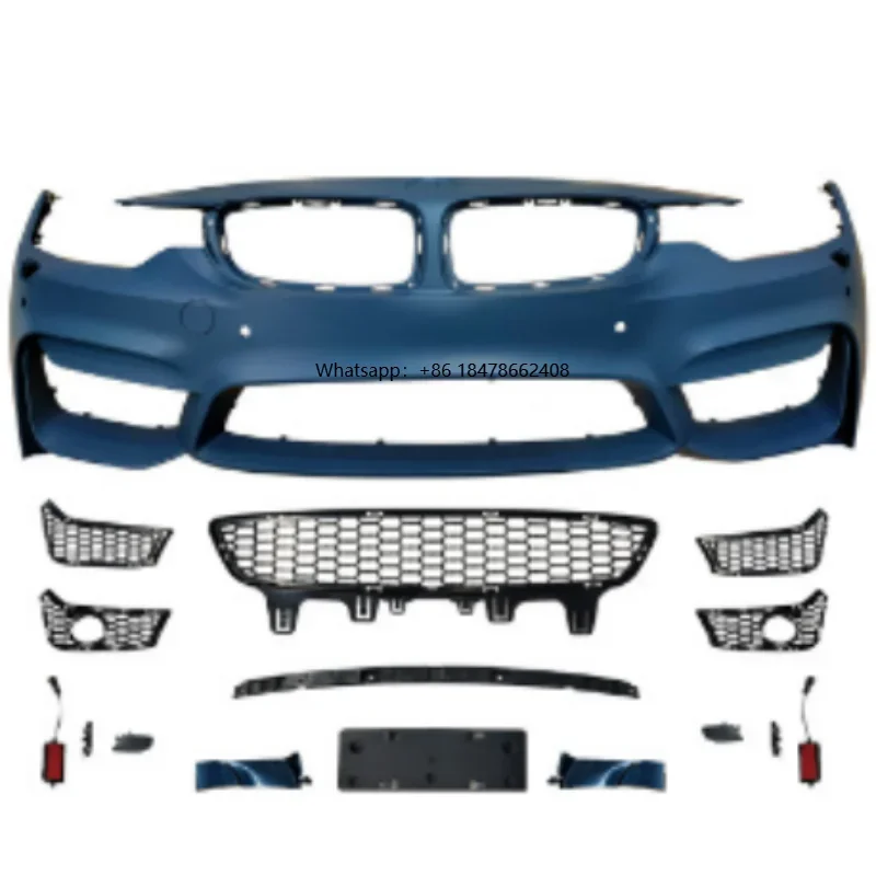 Wholesale price For  F32 F33 435i to M4 Style PP Material Front Bumper Rear Bumper for  4 SERIES 430 F36 428i 435 Body Kit