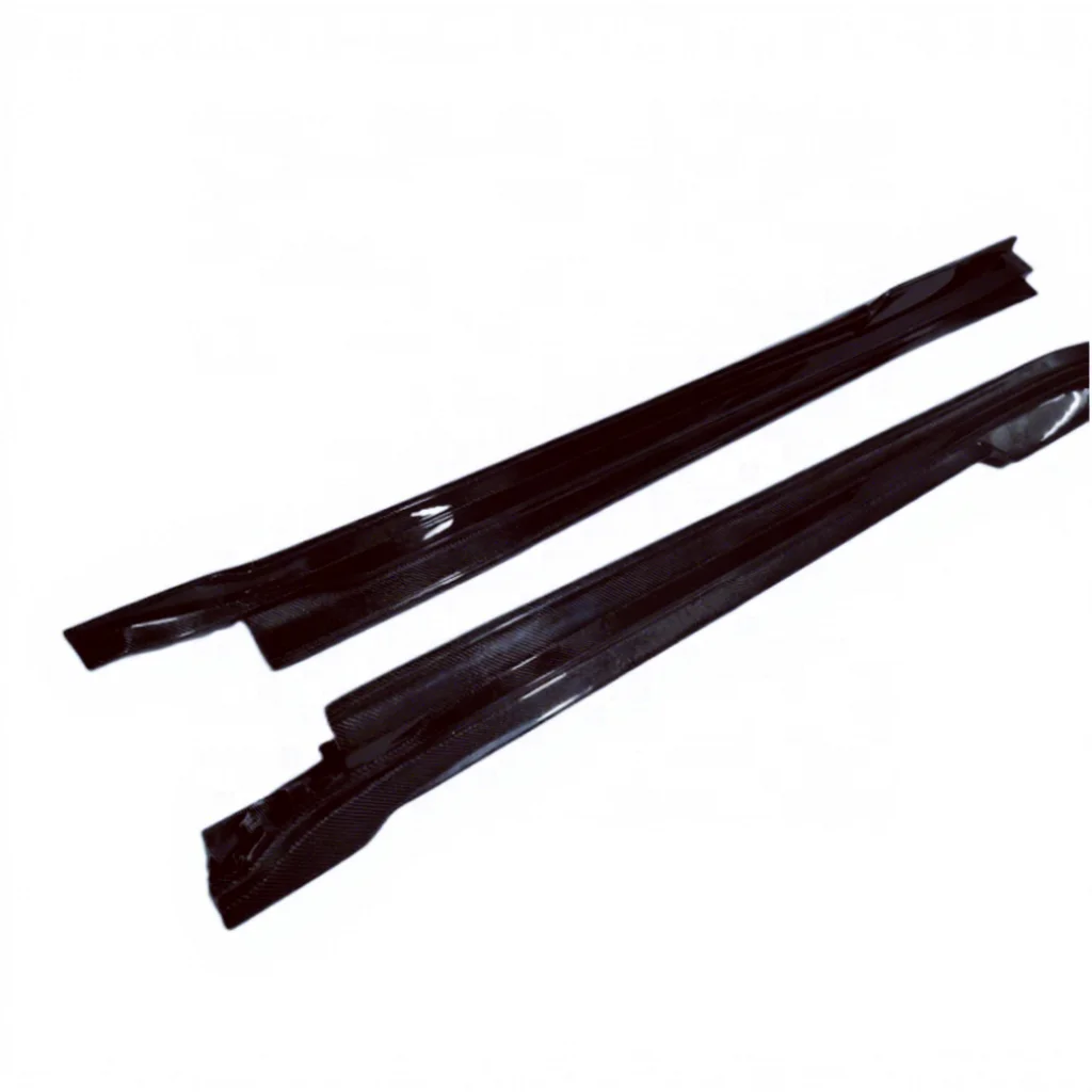 Carbon Fiber Side Skirt Extension Body Kit for Porsche Taycan M Style