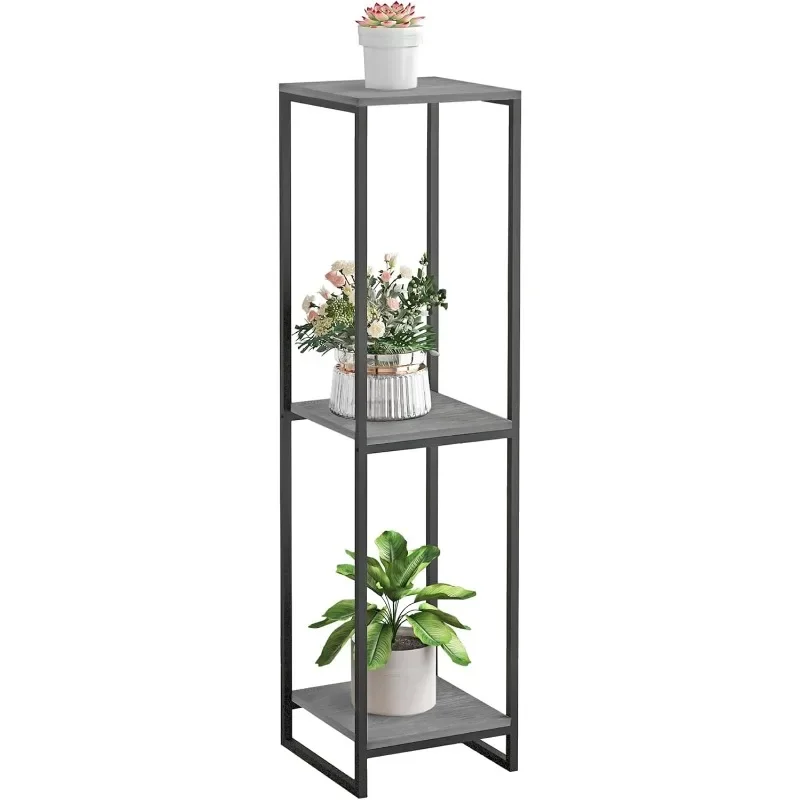 

46" Tall Plant Stand Indoor, 3-Tier Modern Plant Shelf, Corner Flower Pot Holder Organizer for Living Room Balcony