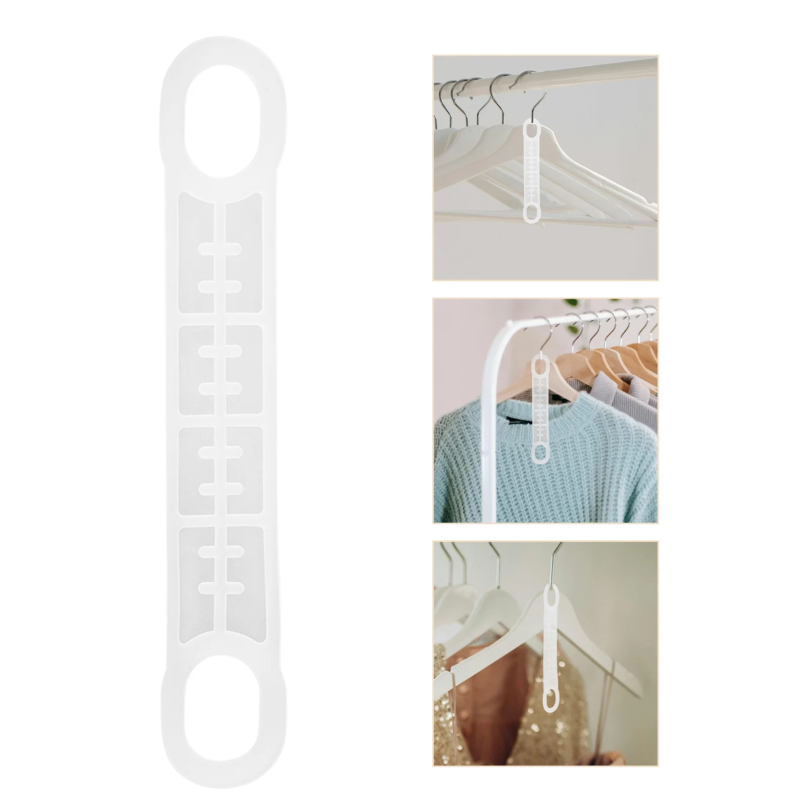 

100Pcs Non Slip Hanger Grips Silicone Shoulder Pads Anti Skid Strips Clothes Rack Accessories for Various Hangers