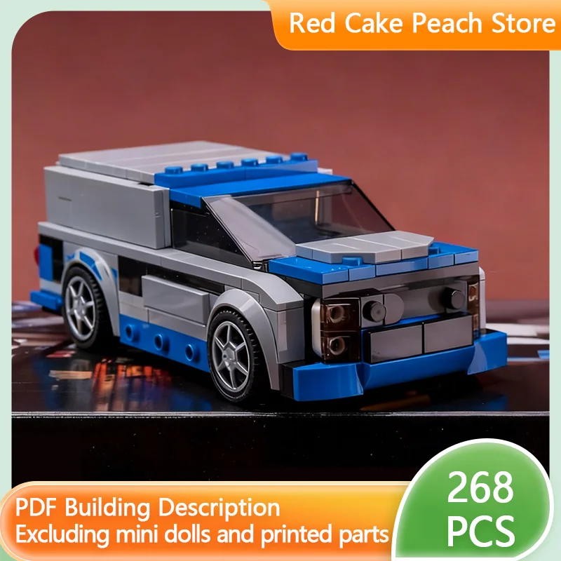 

Speed Racing Car Model MOC Building Bricks Station Wagon Modular Technology Children Holiday Gifts Assemble Toys Suit