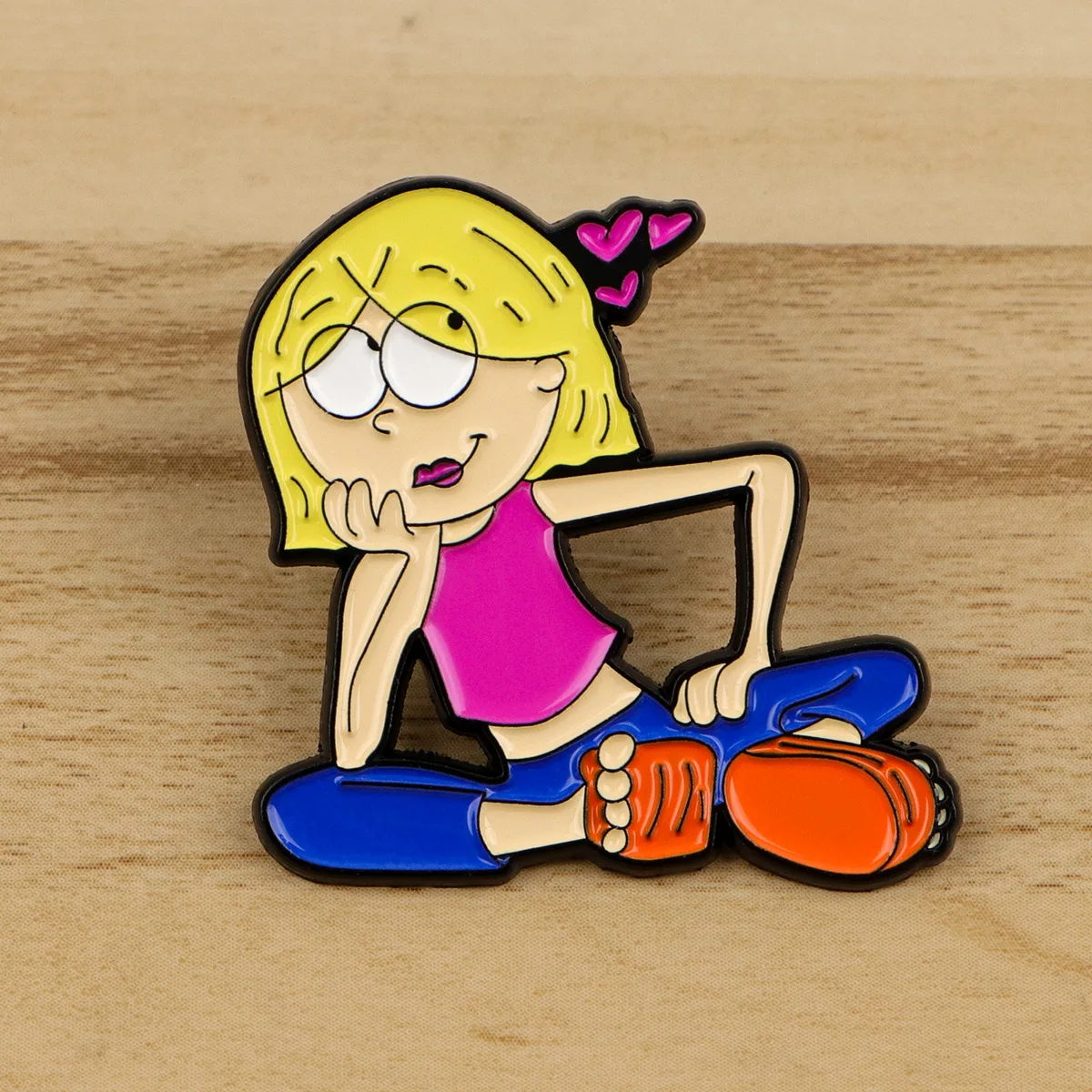 

Cute Cartoon Girl Enamel Brooches for Women Lapel Pins Badges on Backpack Clothes Accessories Fashion Jewelry Gifts