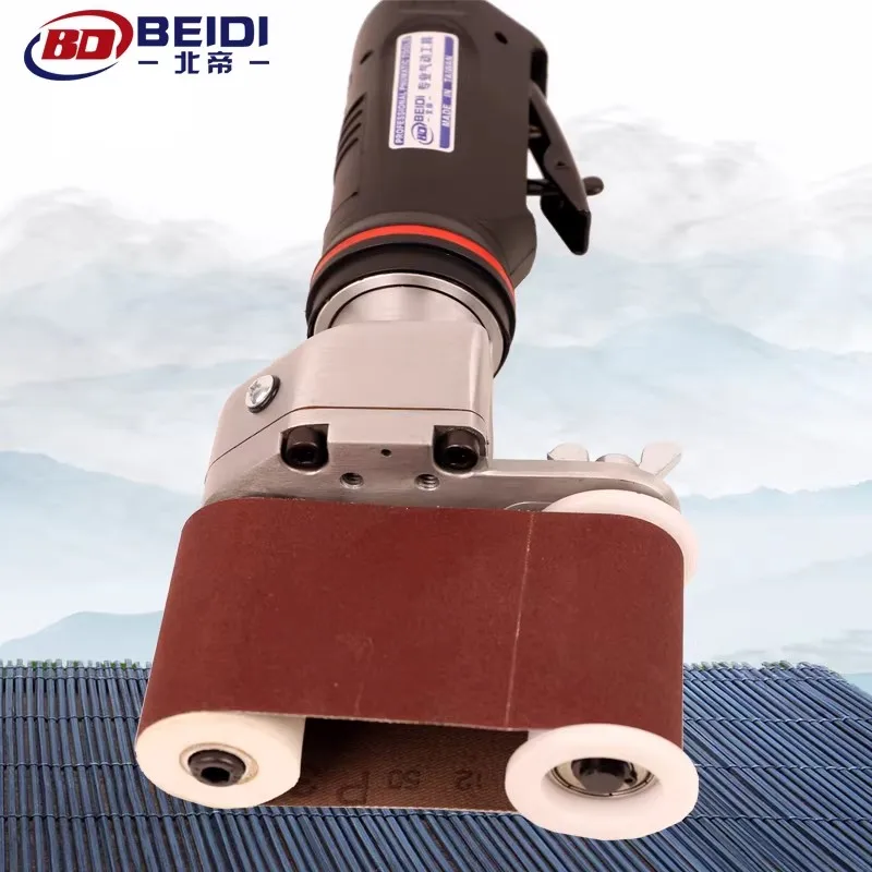Beidi Taiwan Pneumatic Belt Sander 50X235Mm Pneumatic Belt Machine Wire Drawing Machine Bd-5033