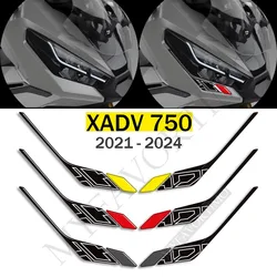 3D adesivos para tanque de motocicleta, decalques de roda, corpo Fender, Shell, pára-brisa Set, Honda X-ADV, XADV 750, 2021, 2022, 2023, 2024