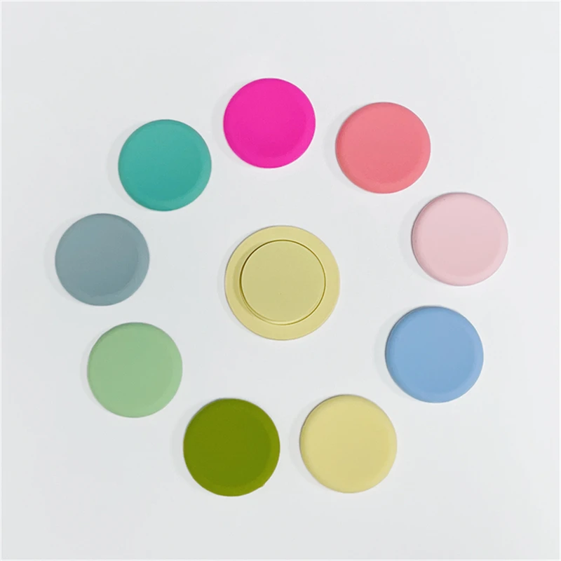 

Cute Coloful Yellow Round Magnetic Holder Grip Tok Griptok Phone Stand Holder Support For iPhone 15 14 For Pad Magsafe Smart Tok