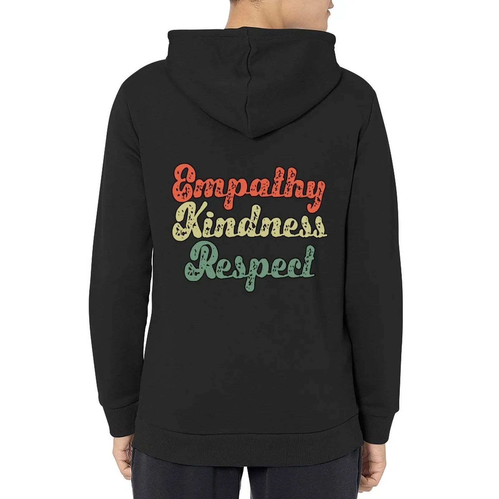 

Empathy Kindness Respect Inspire Remember Quote Gift Hoodie male clothes fashion men men's clothing man hoodie