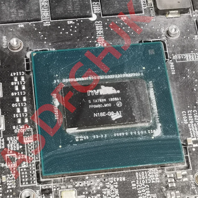 Imagem -04 - Laptop Motherboard Adequado para Ms16w1 Ms-16w11 Msi Gf65 I7-10750h Cpu Gtx1660ti N18e-g0-a1 Teste Abrangente ok Original