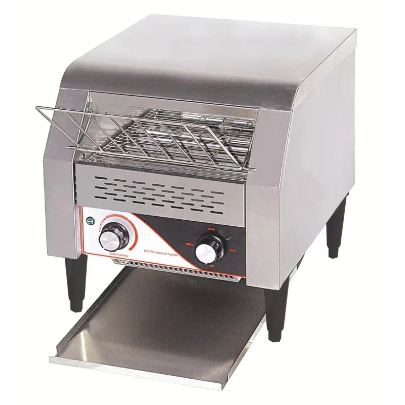 Professional Industrial Stainless Steel Toastor Manufacturer Bread/ Bun/ Burger Commercial Electric Conveyor Toasters