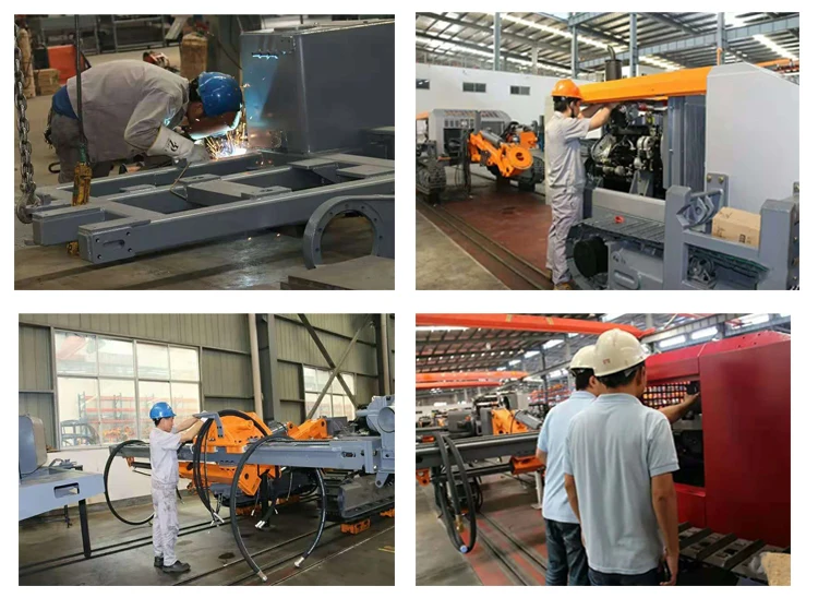 Crawler Open-bore Drilling RIGS Mine Drilling Rig with Bore Sizes of 80-105mm M30 Rock Drilling Device Depth Depth 100mm   zg421