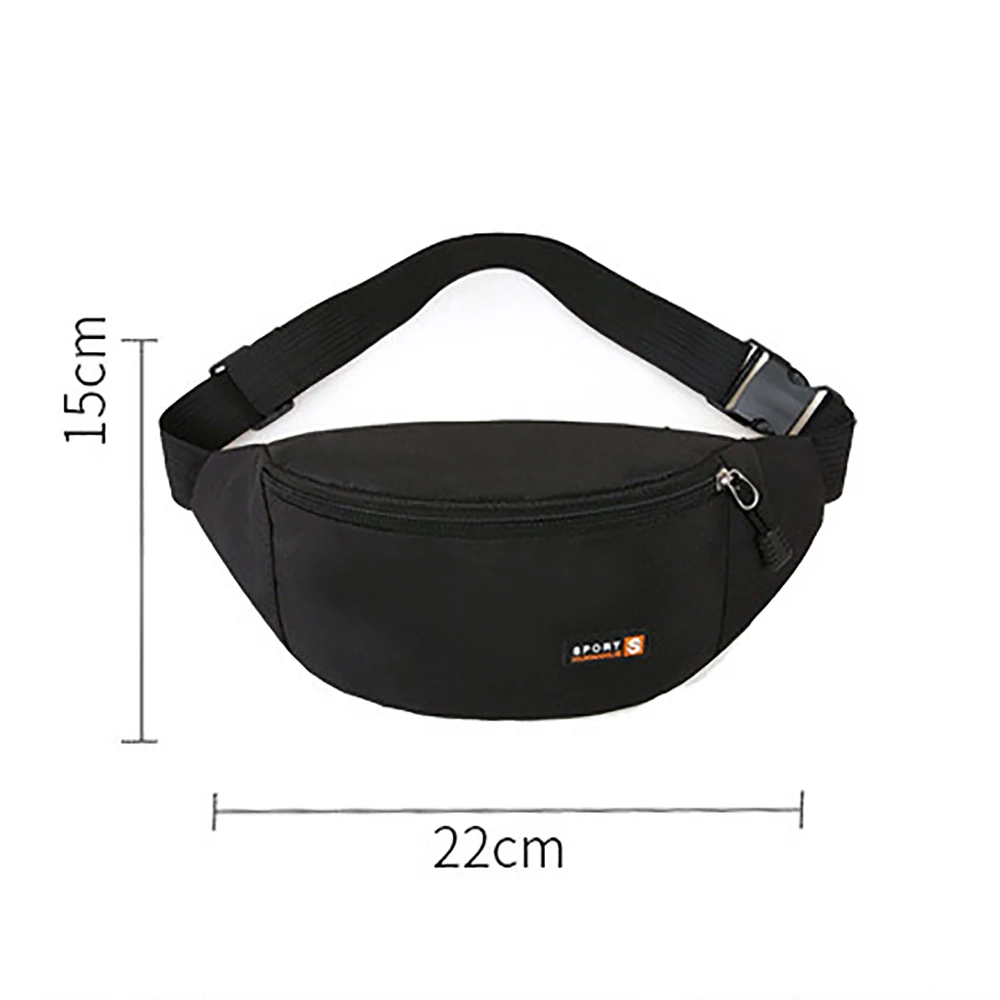 Unisex Waist Bag Small Canvas Shoulder Crossbody Bags for Women 2023 Men\'s Sports Fanny Pack Fashion Phone Female Chest Bag