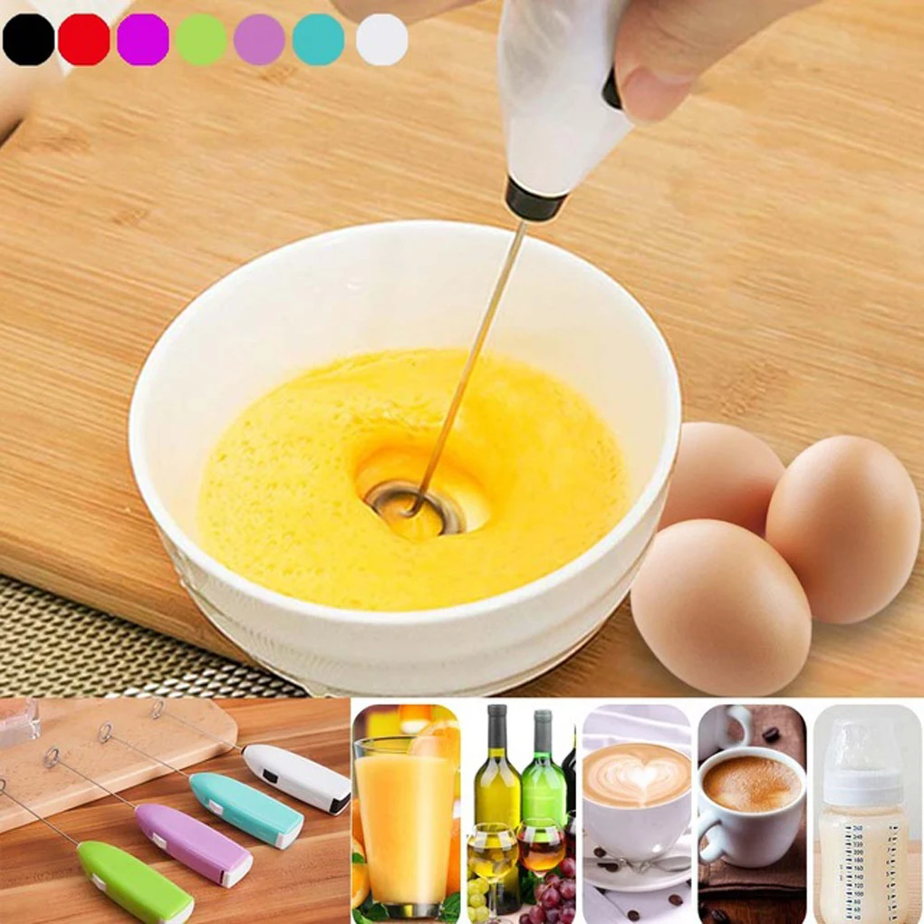 Electric Egg Beater Handheld Kitchen Frother Whisk Stirrer Washable