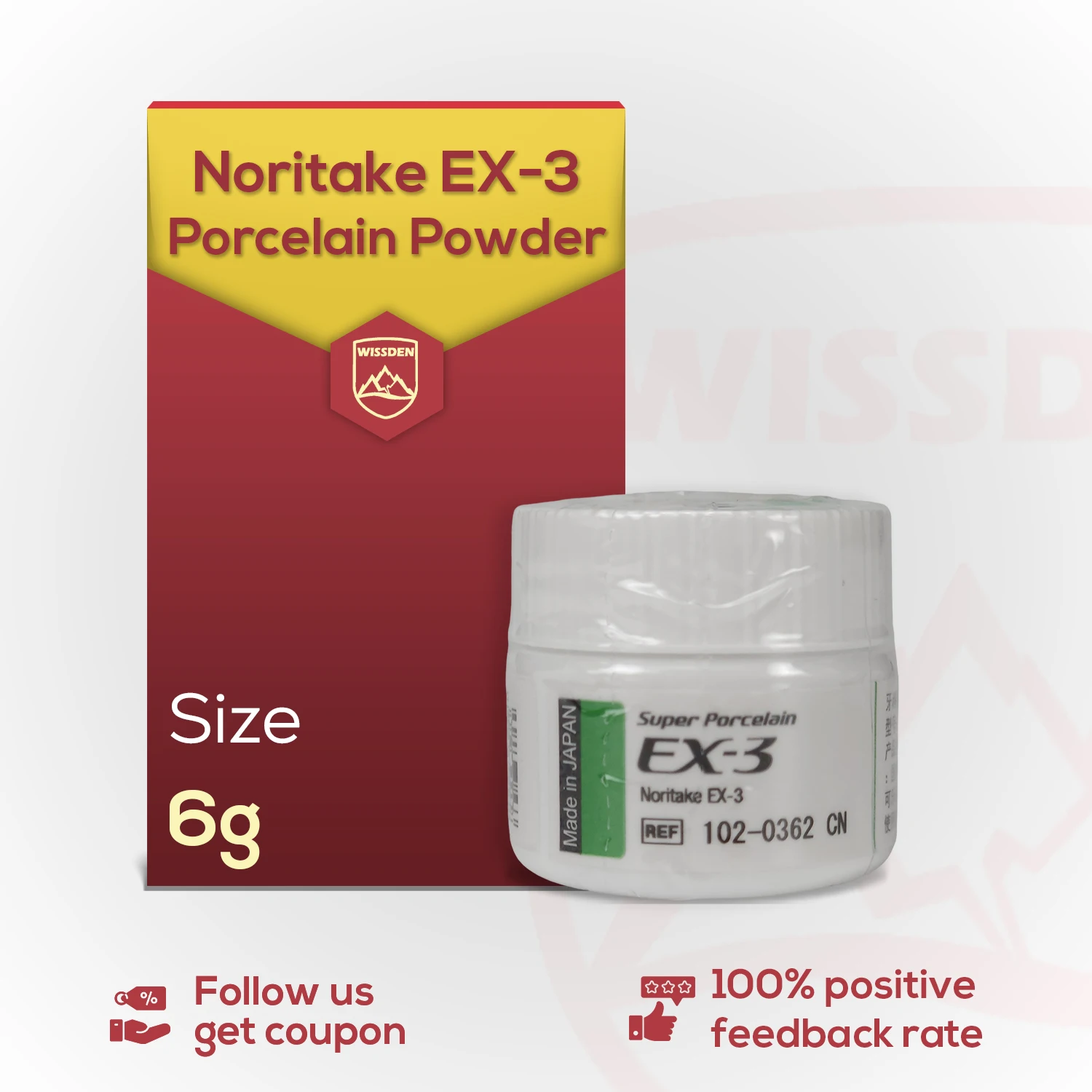 6g/bottle Kuraray Noritake Super Porcelain Powder EX-3 Paste Opaque NP Bonder Dentistry Whitening Materials