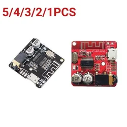 Bluetooth-compatible 5.0 Audio Receiver Board DC 3.7-5V MP3 Lossless Decoder Board Dual Channel Wireless Stereo Module for DIY