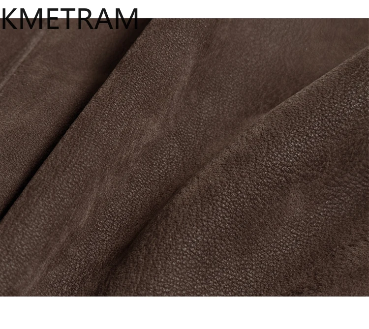 KMETRAM 100% Natural Goat Skin Genuine Leather Jacket Short Casual Clothes for Woman 2025 Autumn New Coats manteaux hiver femme