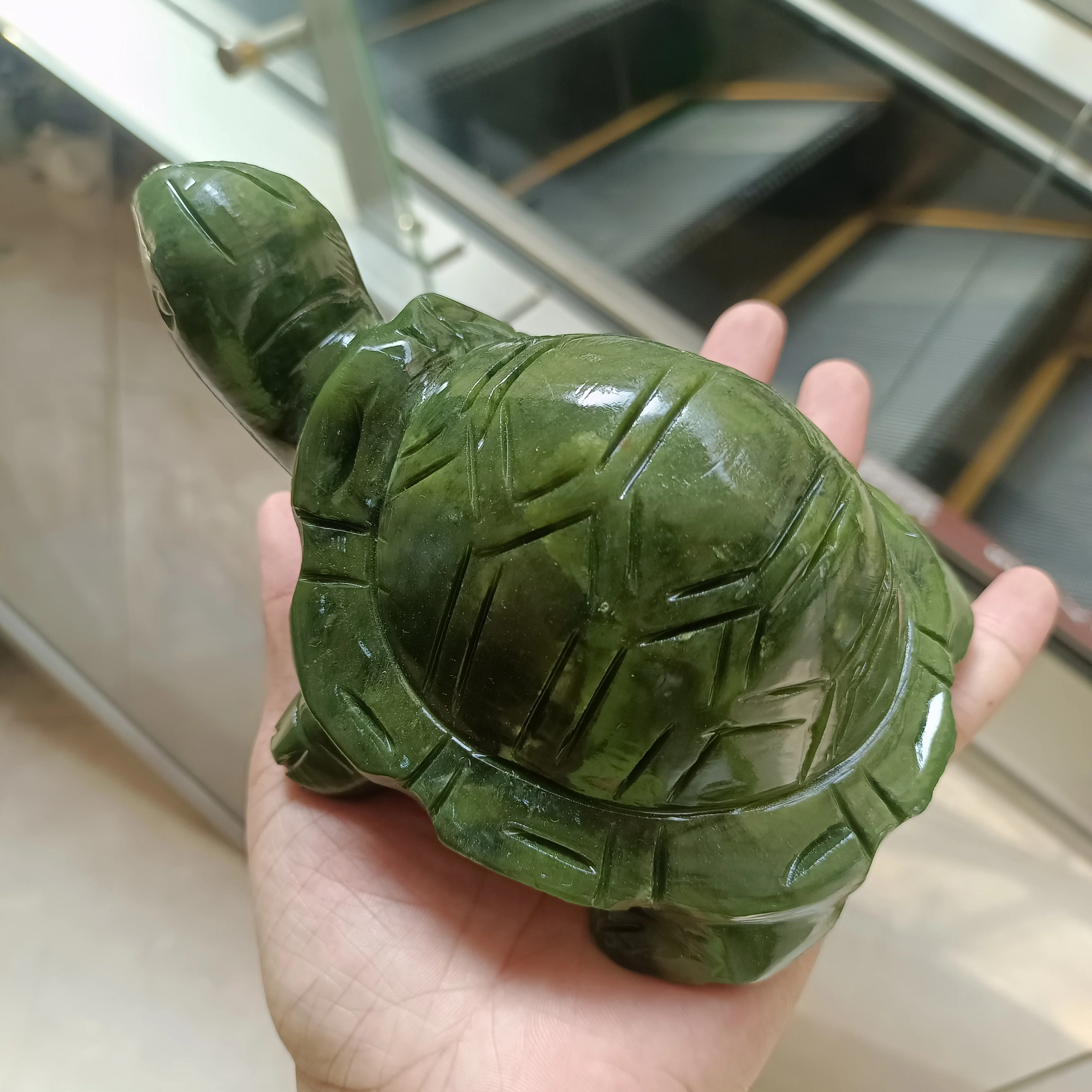 Natural Xiuyan Jade Stone, Sea Turtle, Quartz Crystal Turtle, Mineral Reiki, Healing, Demagnetization
