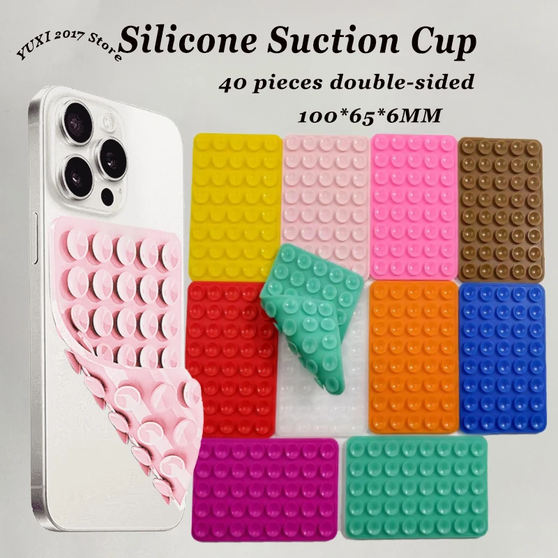 

Силиконовый держатель для телефона на присоске, двухсторонний прочный чехол без помощи рук для селфи, видео, душа, универсальная подставка для телефона