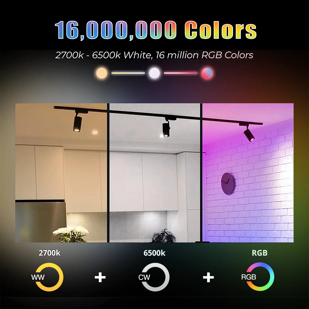 Inteligentny ZigBee GU10 WiFi inteligentna żarówka LED RGB C + W 5W lampy ściemniania EWelink kontrola aplikacji reflektor żarówka działa z Alexa Google