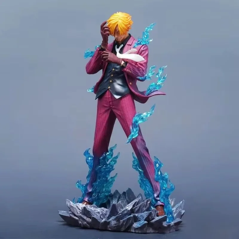 アニメワンピースサンジフィギュア 25 センチメートル/9.84 インチ PVC アクションスタチューデスクトップコレクションモデル装飾おもちゃギフト