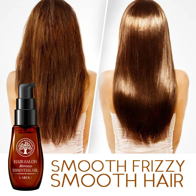 

Morocco Argan Hair Oil Care Essence Nourishing Repair Damaged Improve Split Hair Rough Remove Greasy Treatment Hair Care 40ml