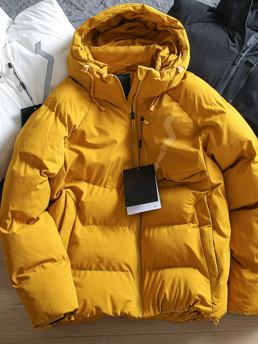 

Мужское хлопковое куртка с капюшоном Ultra-Thi, повседневное зимнее пальто на открытом воздухе, водонепроницаемое пальто для хлеба, моющаяся подставка, длинный све