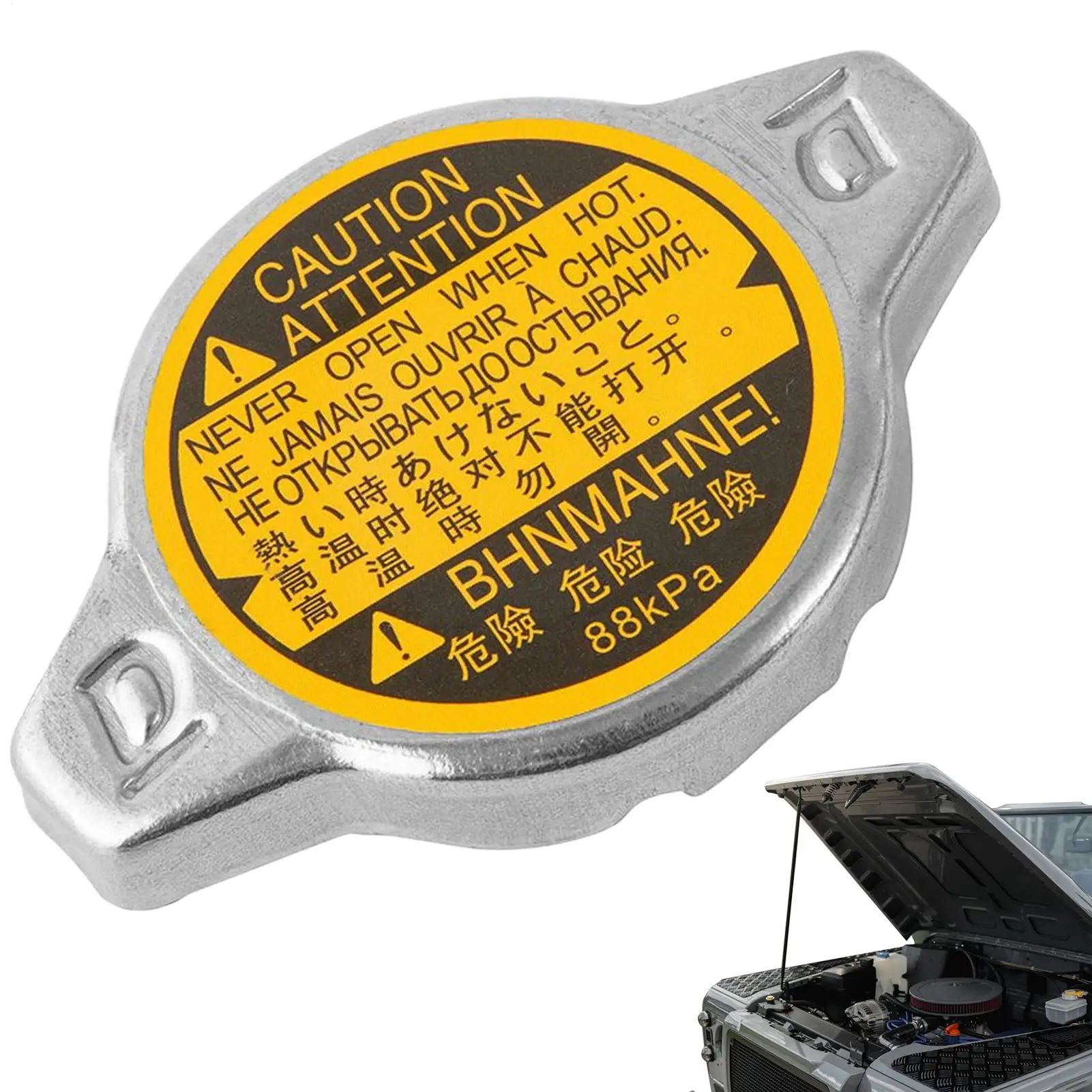 

Крышка радиатора автомобиля из нержавеющей стали, крышка радиатора охлаждающей жидкости, запасные части для грузовиков, внедорожников, ремонтных мастерских, водителей двигателей, автомобилей