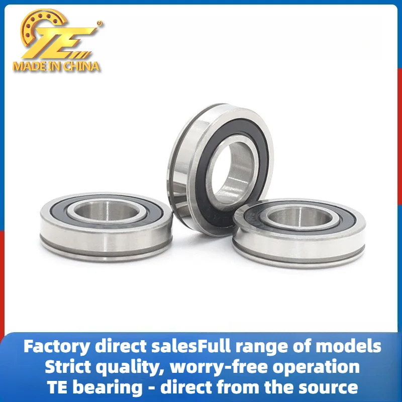 The outer ring is opened with a single slot, and the non-standard bearing 688RS is used for pulley gluing