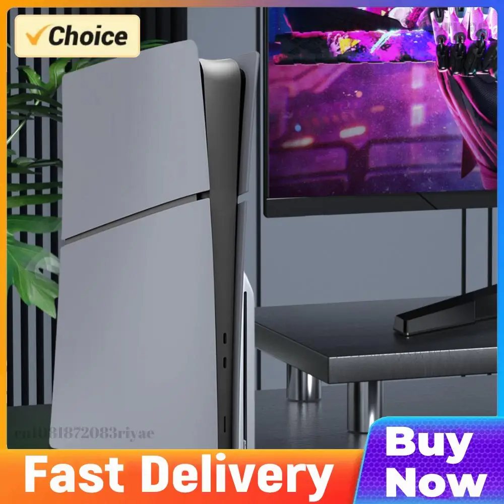 

Защитные панели из ABS-пластика для PS5 Slim (дисковая/цифровая версия) – пылезащитные, ударопрочные, сменные боковые накладки/крышки