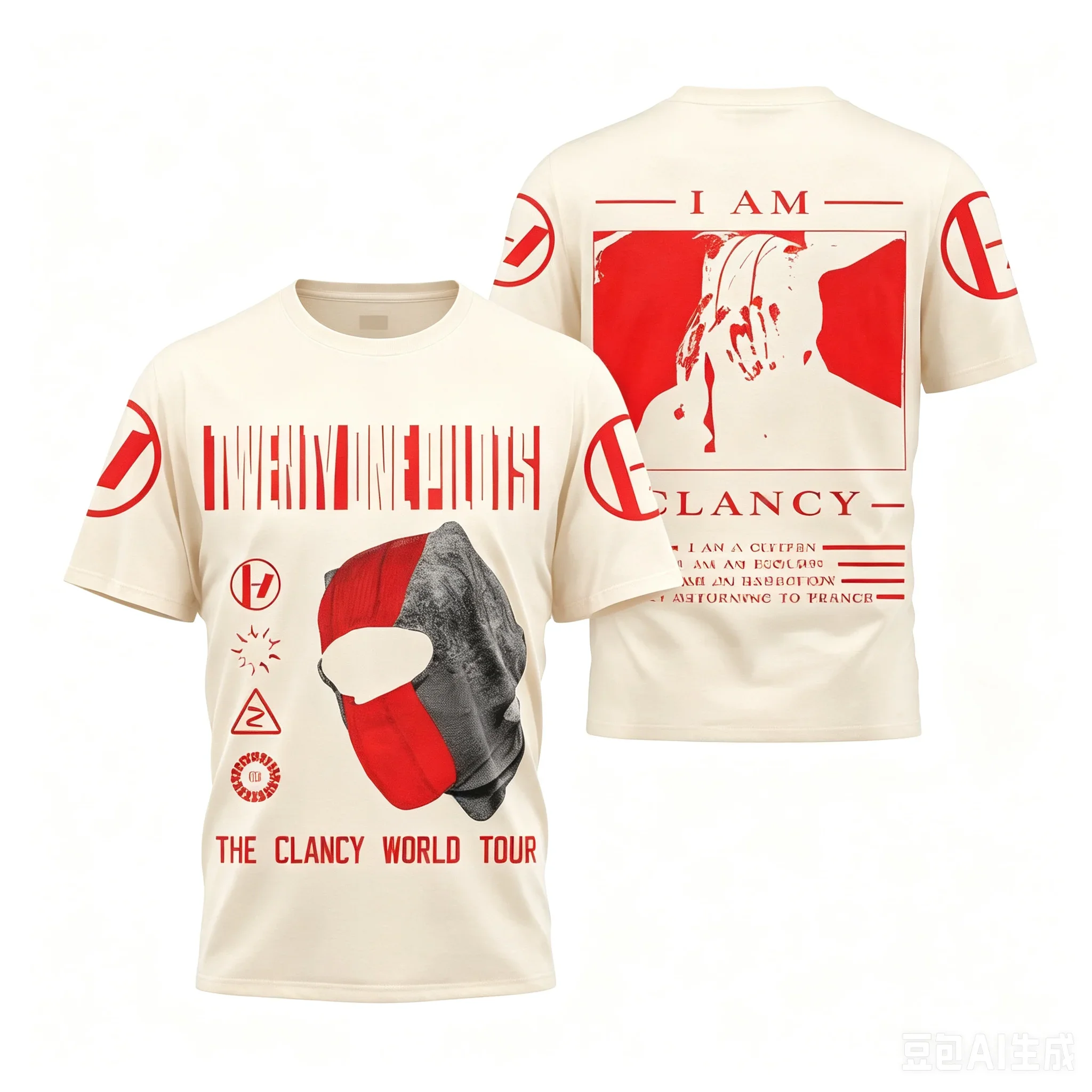 Twenty One Pilots 2026 The Clancy Tour Shirt 2026 Men Women Overszied T-shirt Y2K Unisex Men's Short-sleeved T-shirt Women's Tee - view 3