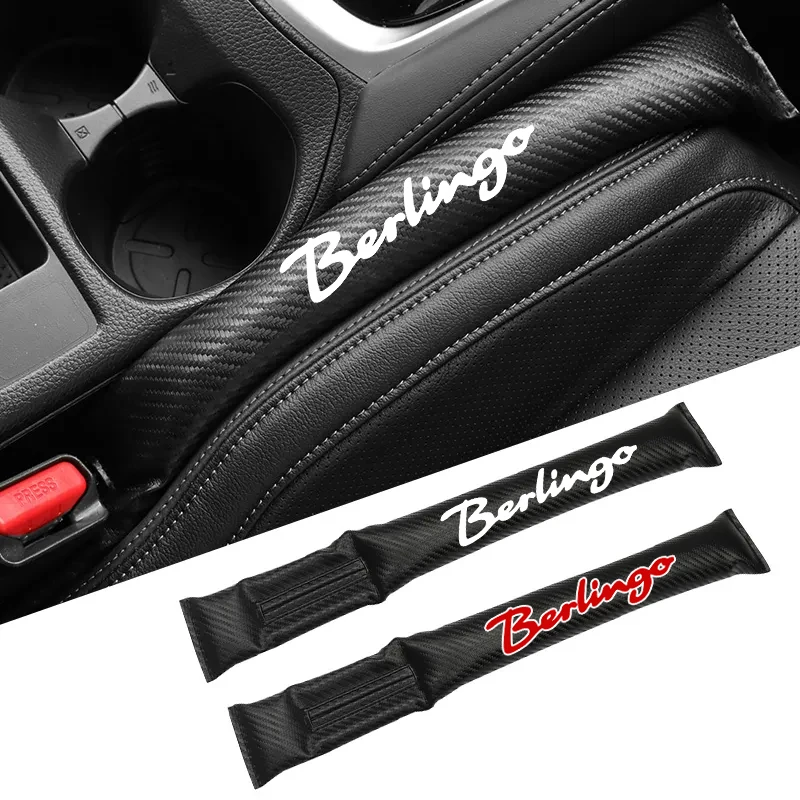 

Carbon Fiber Car Interior Seat Gap Plug Filler Pad For Citroen Berlingo Accessories