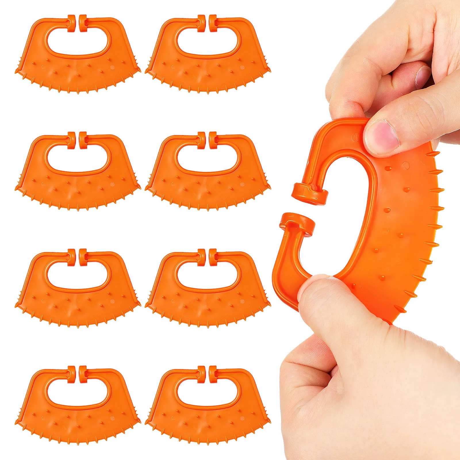 10Pcs Calf Nose Clip Plastic Weaner Ergonomic Lightweight Wear Resistant Farm Animal Weaning Tool Livestock Equipment Cattle